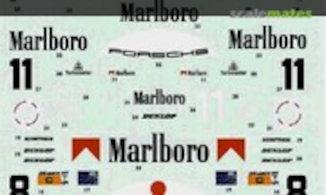 1:24 #8 & #11 Joest 1983 Marlboro Porsche 962 (Speedline SPD19) SPD19