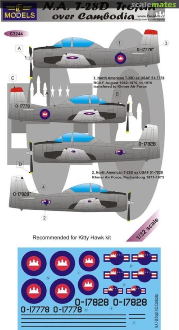 Boxart N.A. T-28 Trojan C3244 LF Models Boxart N.A. T-28 Trojan C3244 LF Models