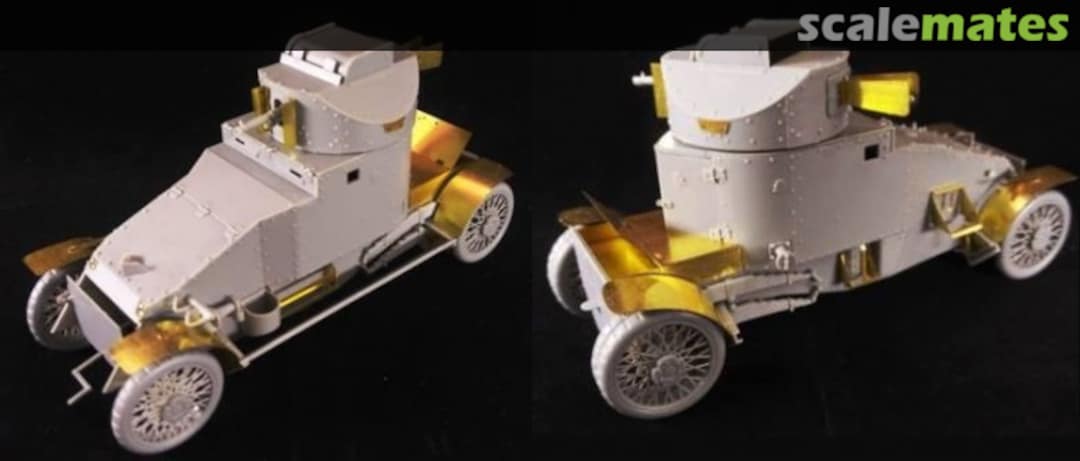 Boxart Lanchester Russian Service Photoetch Set A35-005 Copper State Models Boxart Lanchester Russian Service Photoetch Set A35-005 Copper State Models