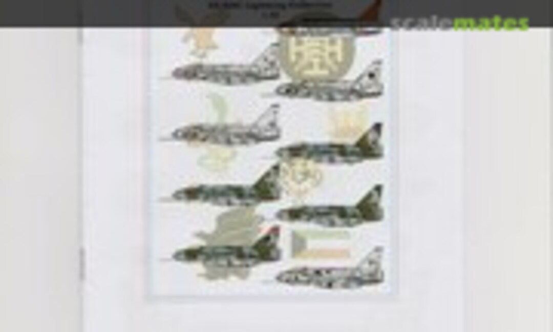 1:72 EE/BAC Lightning Collection (S&M Models SM72-004) SM72-004