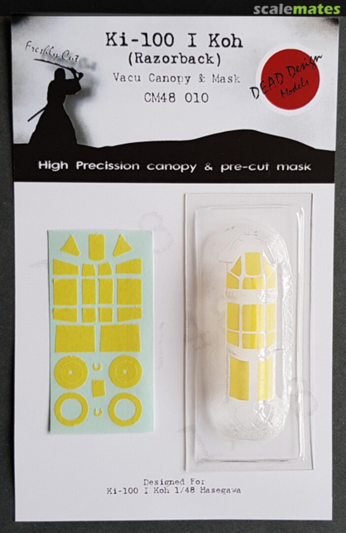 Boxart Ki-100 I Koh (Razorback) - Vacu Canopy & Mask CM48010 DEAD Design Models Boxart Ki-100 I Koh (Razorback) - Vacu Canopy & Mask CM48010 DEAD Design Models