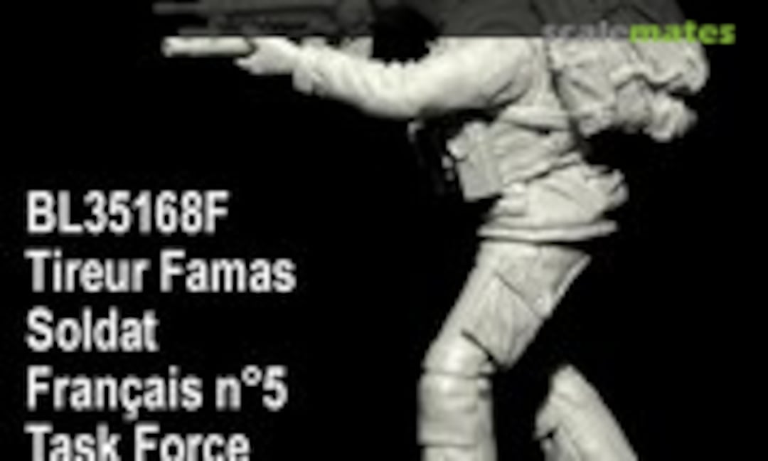 1:35 Tireur Famas Soldat Français n°5 Task Force Lafayette Afghanistan (Blast Models BL35168K) BL35168K