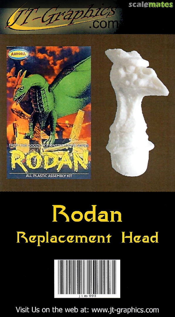 Boxart Rodan Replacement Head JTM-008 JT-Graphics Boxart Rodan Replacement Head JTM-008 JT-Graphics