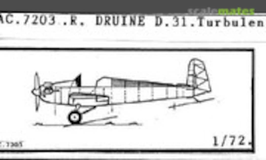 1:72 Druine D.31 Turbulent (Dujin DAC 7203) DAC 7203