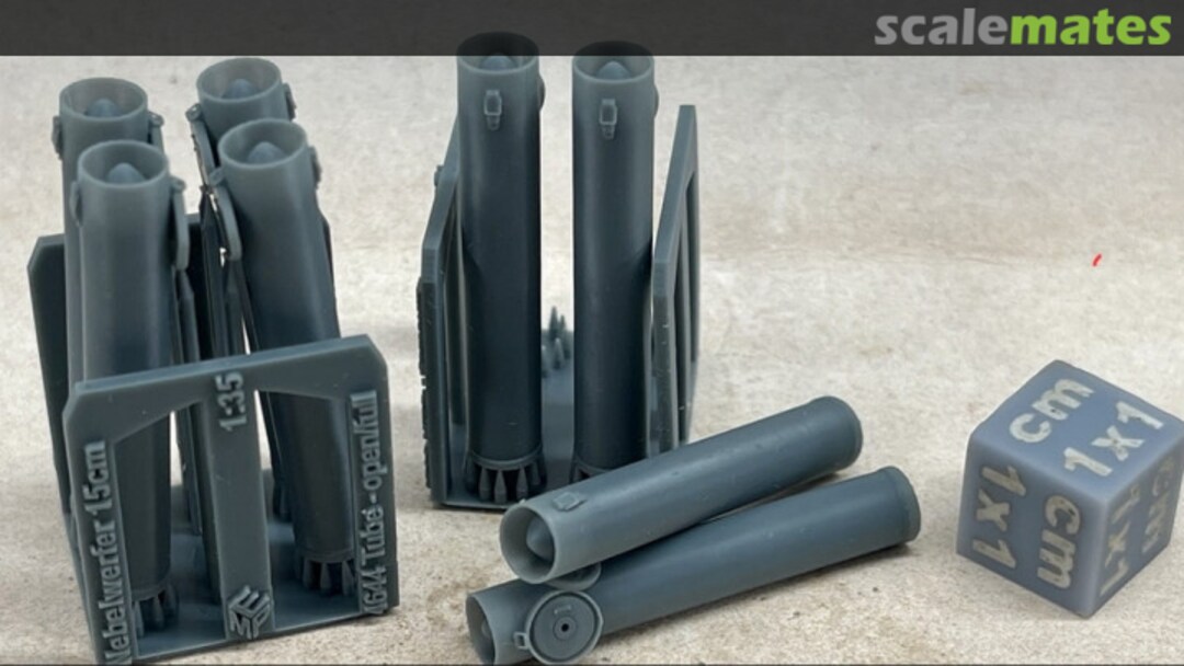 Boxart Ammo - Nebelwerfer 15cm tubes open full - 4 pieces 35040445 EMP3d Boxart Ammo - Nebelwerfer 15cm tubes open full - 4 pieces 35040445 EMP3d