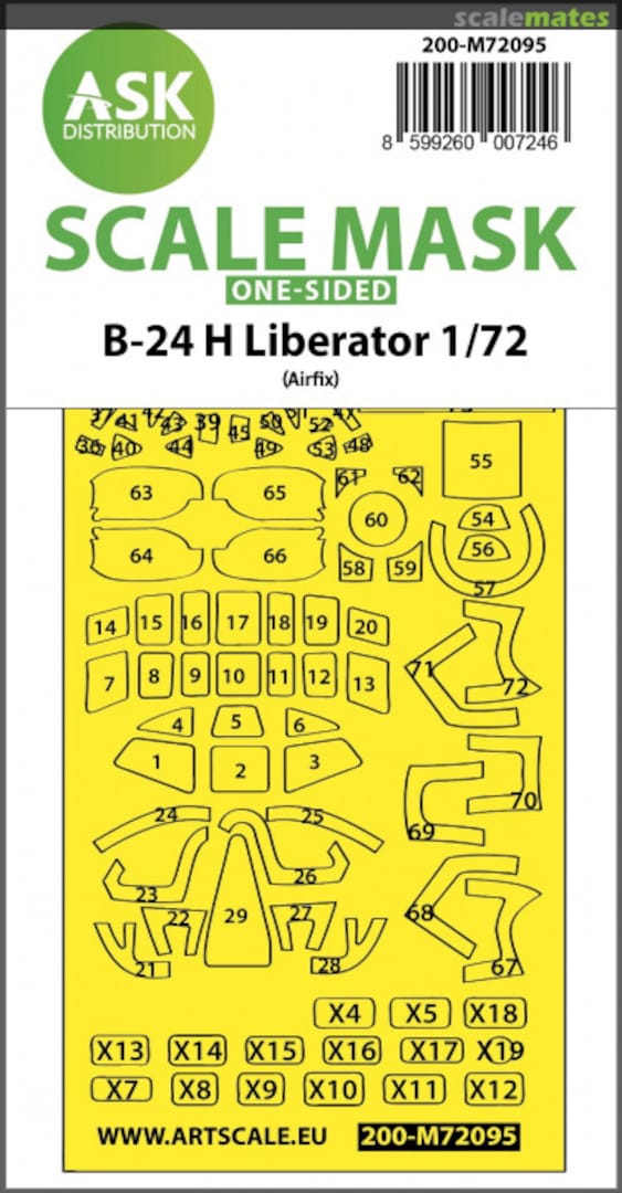 Boxart B-24H Liberator masks 200-M72095 ASK