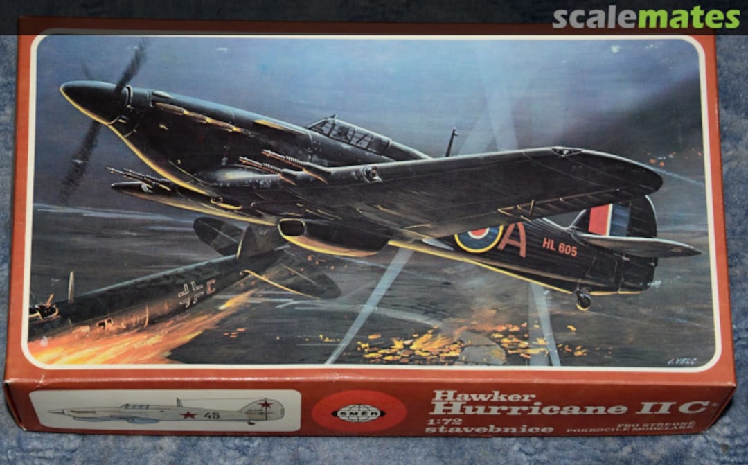 Boxart Hawker Hurricane IIC 163 Směr Boxart Hawker Hurricane IIC 163 Směr