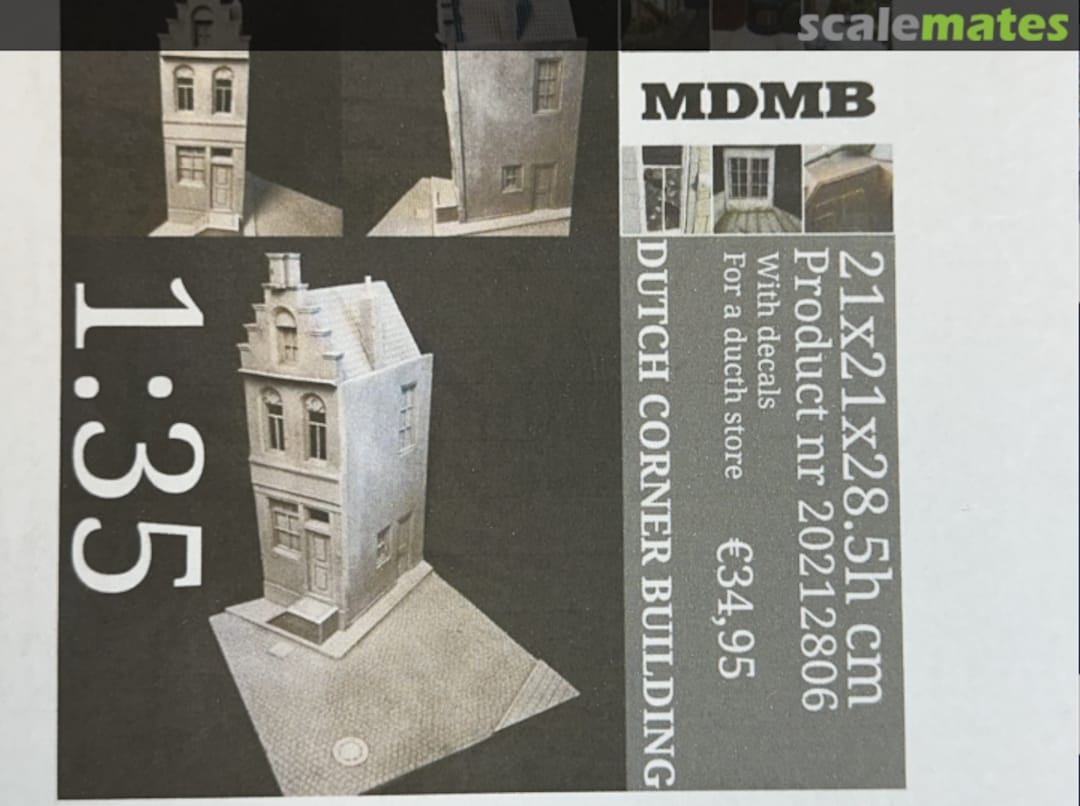 Boxart Dutch Corner Building 20212806 MDMB Modelbouw Boxart Dutch Corner Building 20212806 MDMB Modelbouw