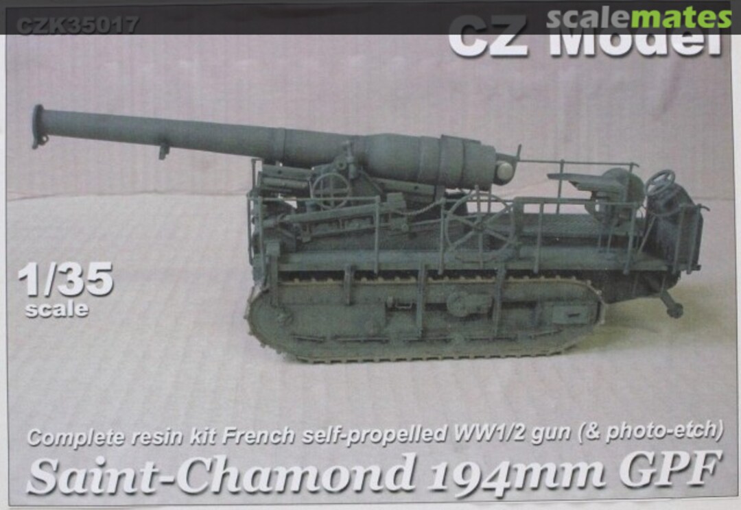 Boxart Saint-Chamond 194mm GPF CZK35017 Czech Model Boxart Saint-Chamond 194mm GPF CZK35017 Czech Model