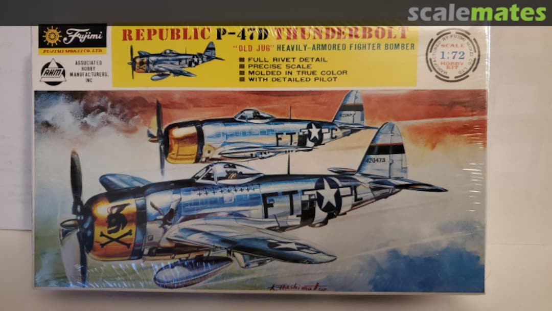 Boxart Republic P-47D Thunderbolt FC-10-50 Fujimi-AHM