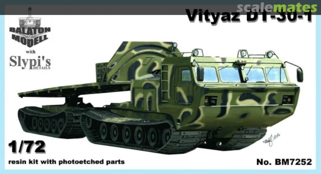 Boxart Vityaz DT-30-1 BM7252 Balaton Modell Boxart Vityaz DT-30-1 BM7252 Balaton Modell