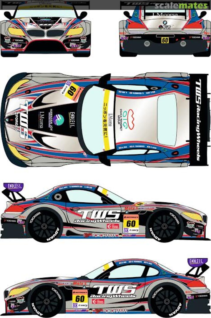 Boxart BMW Z4 GT3 LM Corsa # 60 RDE24-014 Racing Decals 43 Boxart BMW Z4 GT3 LM Corsa # 60 RDE24-014 Racing Decals 43