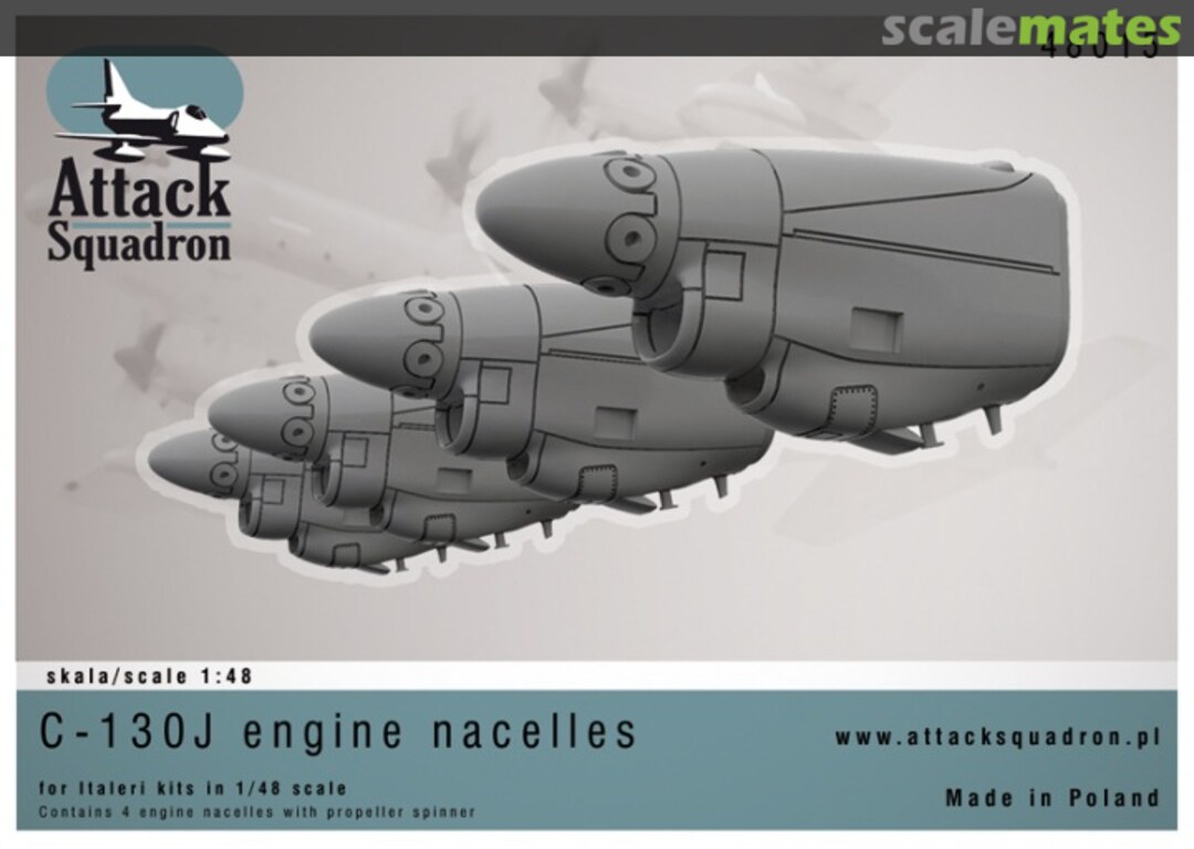 Boxart C-130J engine nacelles 48015 Attack Squadron Boxart C-130J engine nacelles 48015 Attack Squadron