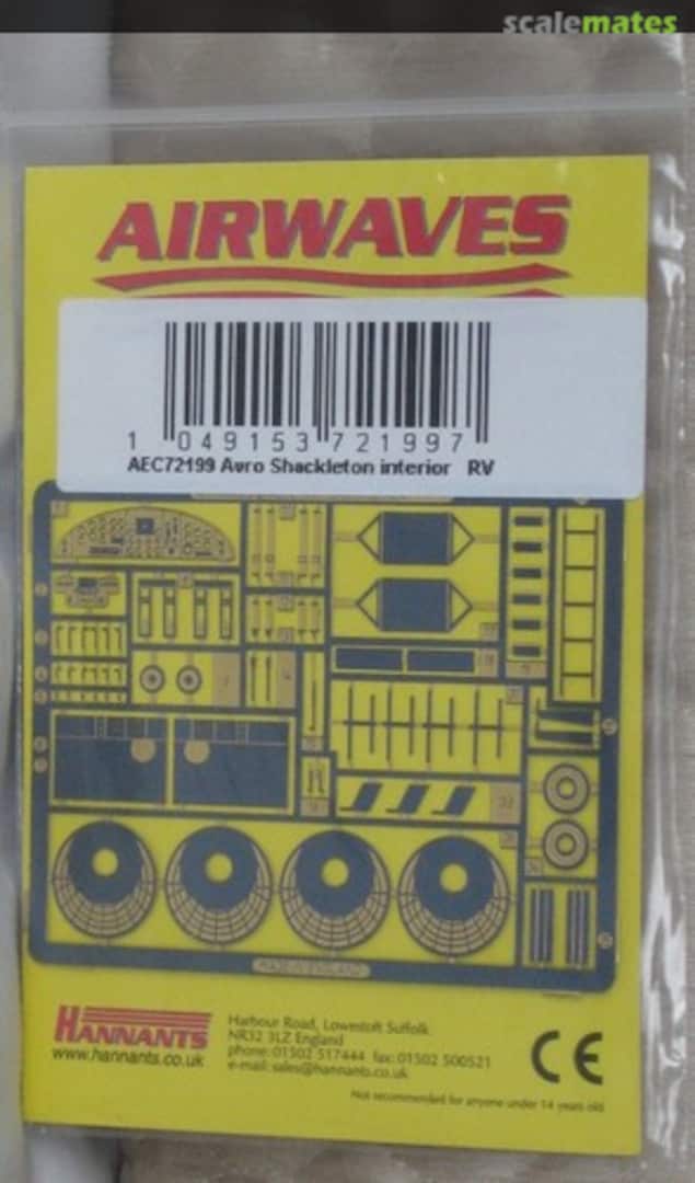 Boxart Avro Shackleton Interior Detail Set AEC72199 Airwaves Boxart Avro Shackleton Interior Detail Set AEC72199 Airwaves
