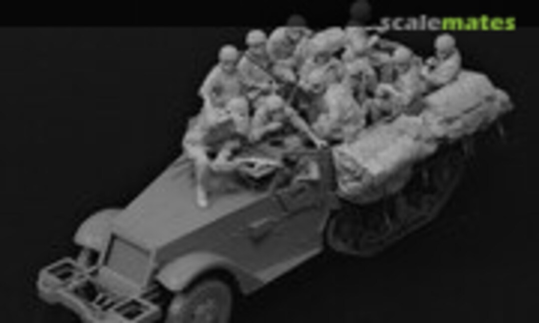 1:35 Israeli Paratroopers 1967 Set with Stowage (12 figures) (AC Models ACM-35031) ACM-35031