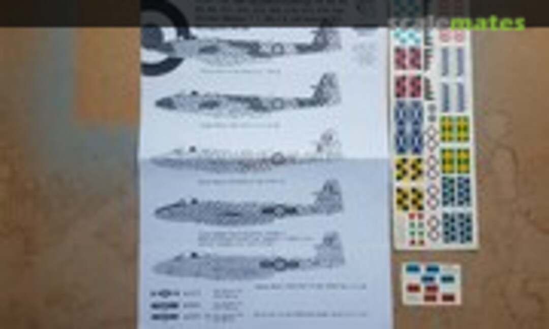 1:48 RAF Squadron Markings (Dutch Decal RAF/1) RAF/1