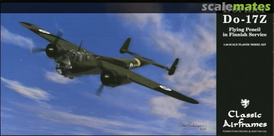 Boxart Dornier Do-17Z 4114 Classic Airframes Boxart Dornier Do-17Z 4114 Classic Airframes