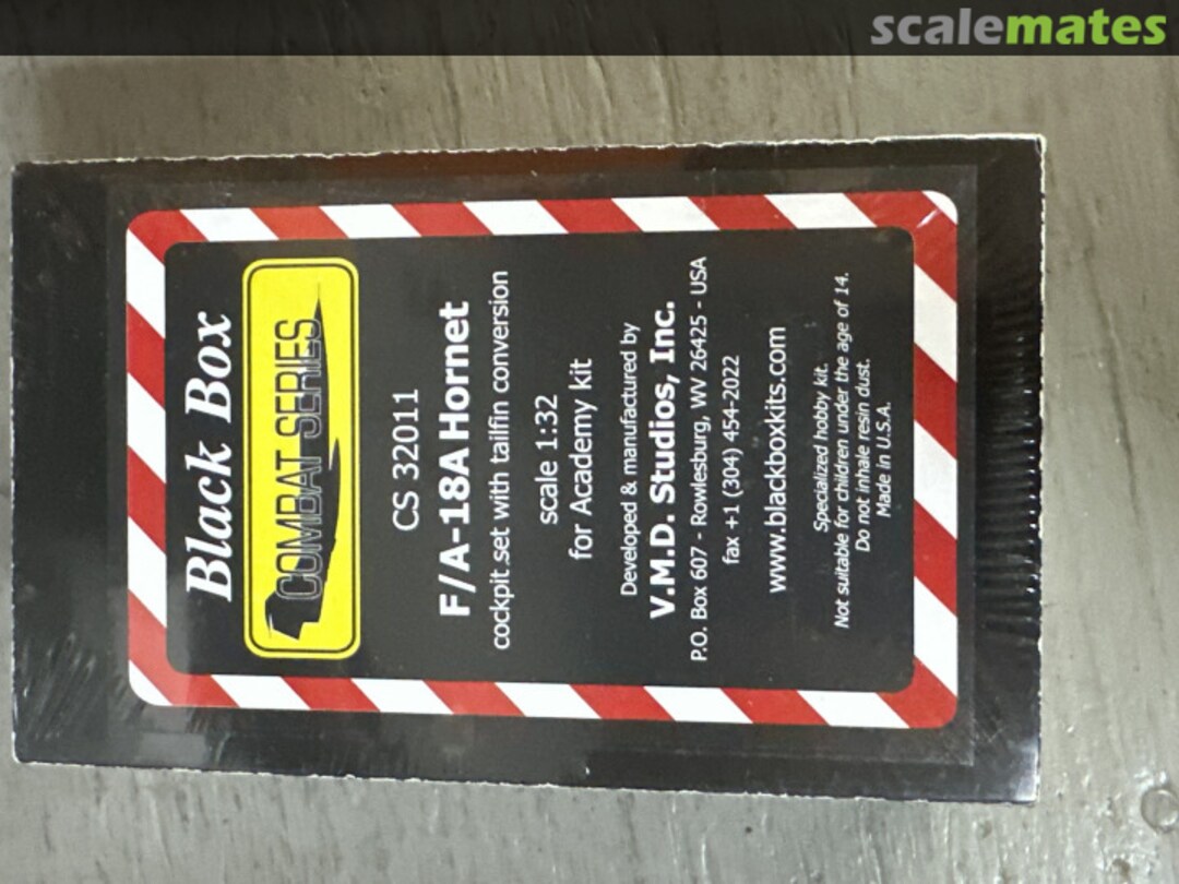Boxart F/A-18A Hornet Cockpit set with tailfin conversion CS32011 Black Box Boxart F/A-18A Hornet Cockpit set with tailfin conversion CS32011 Black Box