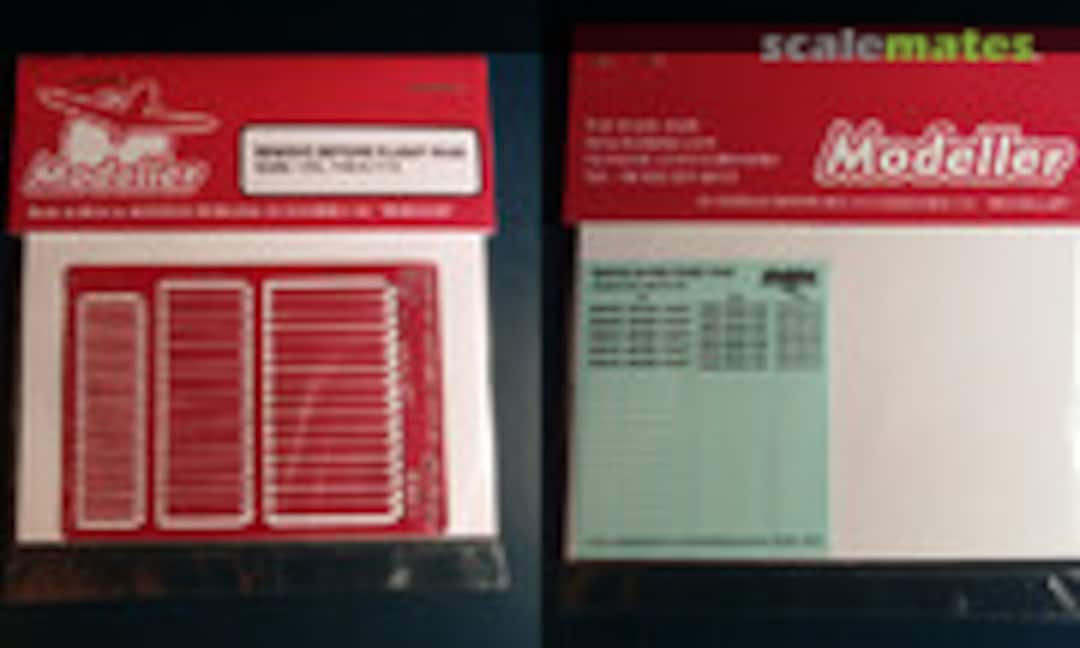 No Remove before flight tags (Modeller X003) X003