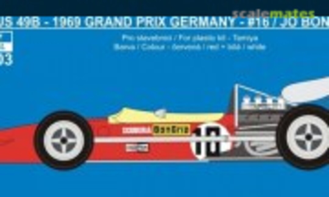 1:12 Lotus Ford type 49B sponsored by BonGrip #16 (REJI Model 12003) 12003