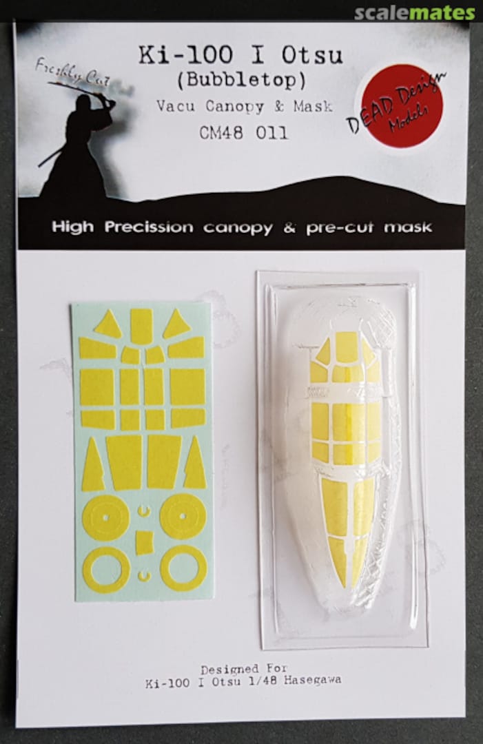 Boxart Ki-100 Otsu (Bubbletop) - Vacu Canopy & Mask CM48011 DEAD Design Models Boxart Ki-100 Otsu (Bubbletop) - Vacu Canopy & Mask CM48011 DEAD Design Models