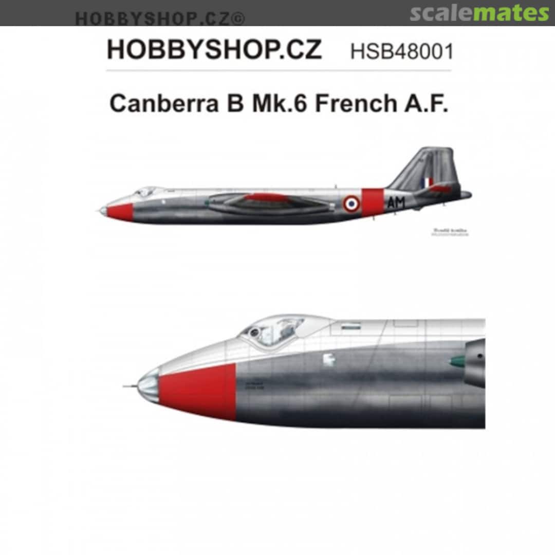 Boxart Canberra B Mk.6 Armée de l'Air HSB48001 Hobbyshop.cz