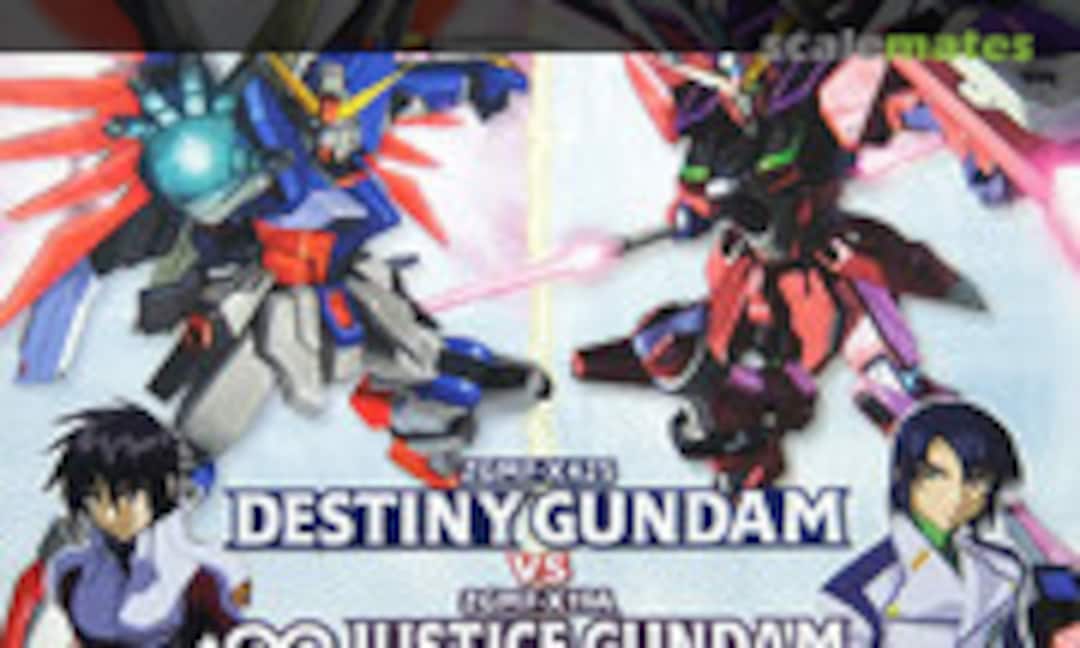 1:100 ZGMF-X42S Destiny Gundam vs ZGMF-X19A ∞ Justice Gundam Clear Color Version (Bandai 0149594) 0149594