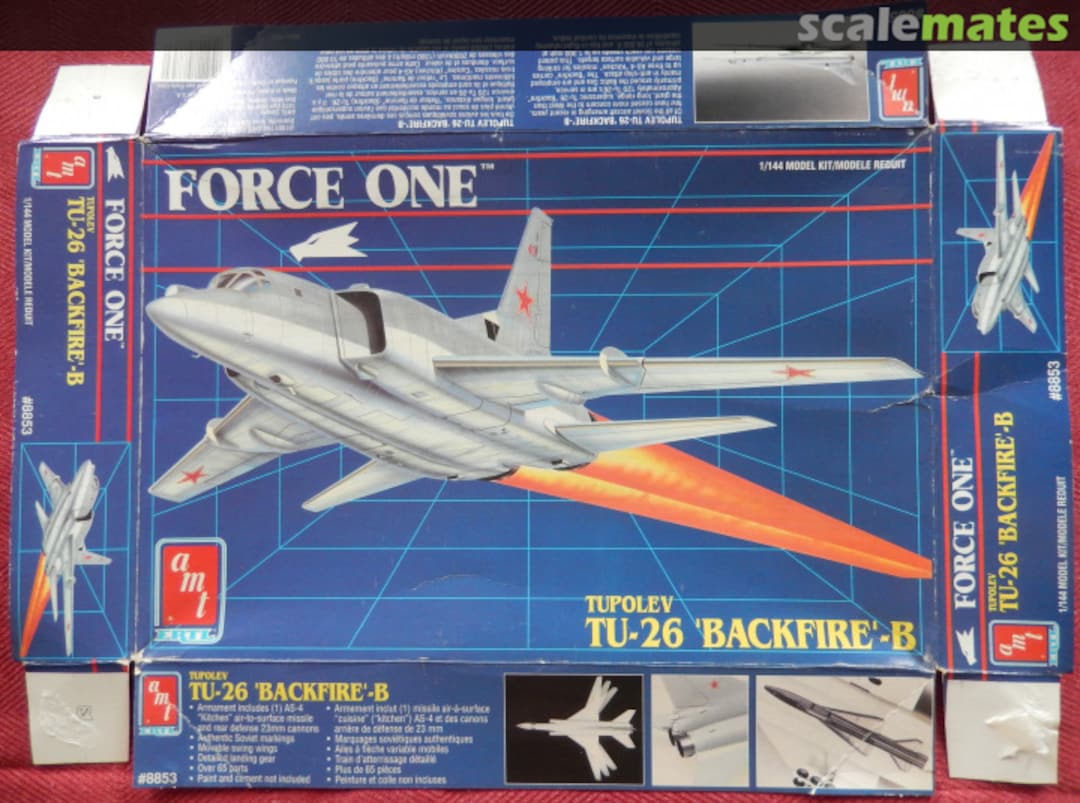 Boxart TU-26 Backfire B 8853 AMT/ERTL