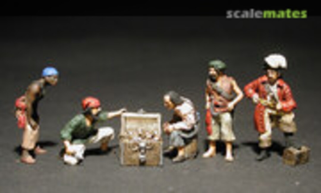 1:72 Pirates & Treasure Chest (Nikolai Exclusive Modeling PIR 01) PIR 01