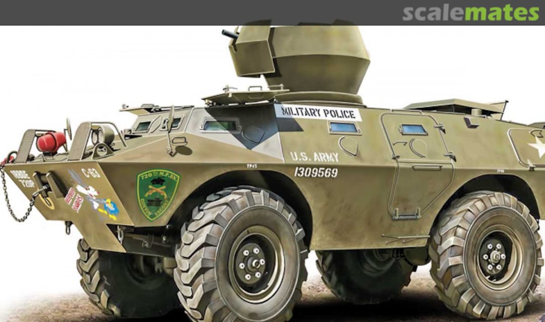 Boxart V-100 with XM-174 automatic grenade launcher 72454 ACE Boxart V-100 with XM-174 automatic grenade launcher 72454 ACE