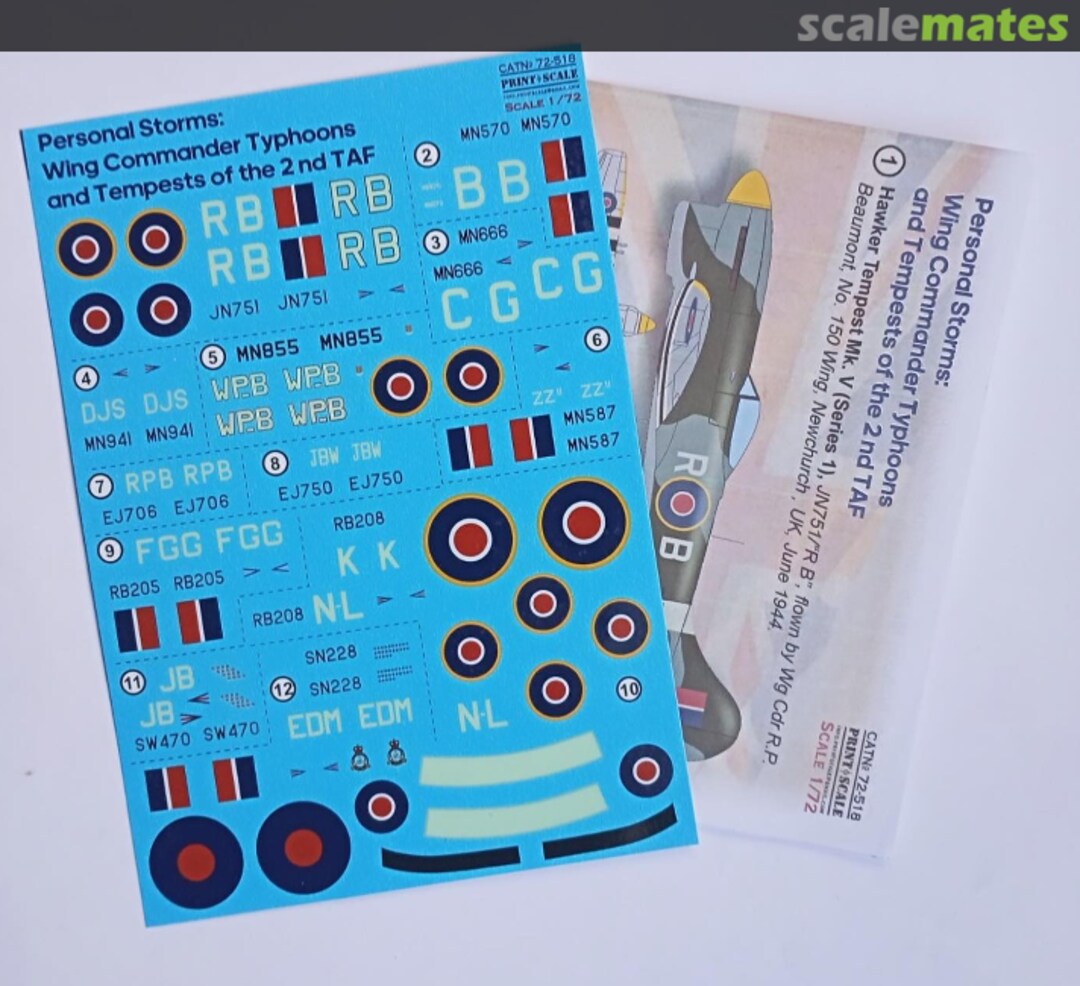 Boxart Personal Storms 72-518 Print Scale Boxart Personal Storms 72-518 Print Scale
