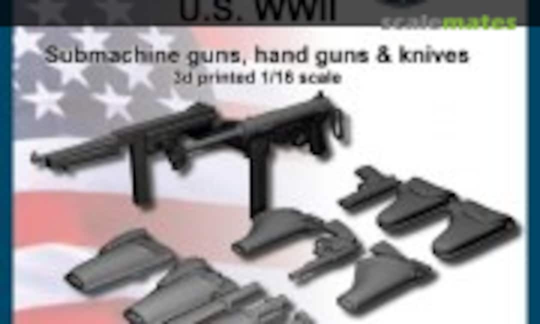 1:16 U.S. WWII Submachine guns, hand guns & knives (FC Model Trend 16582) 16582