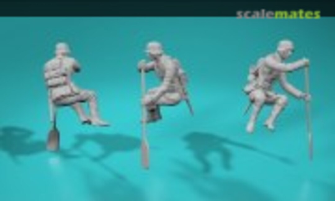 1:35 German WWII soldier - on the boat - version 2 (EMP3d 99200205-35) 99200205-35