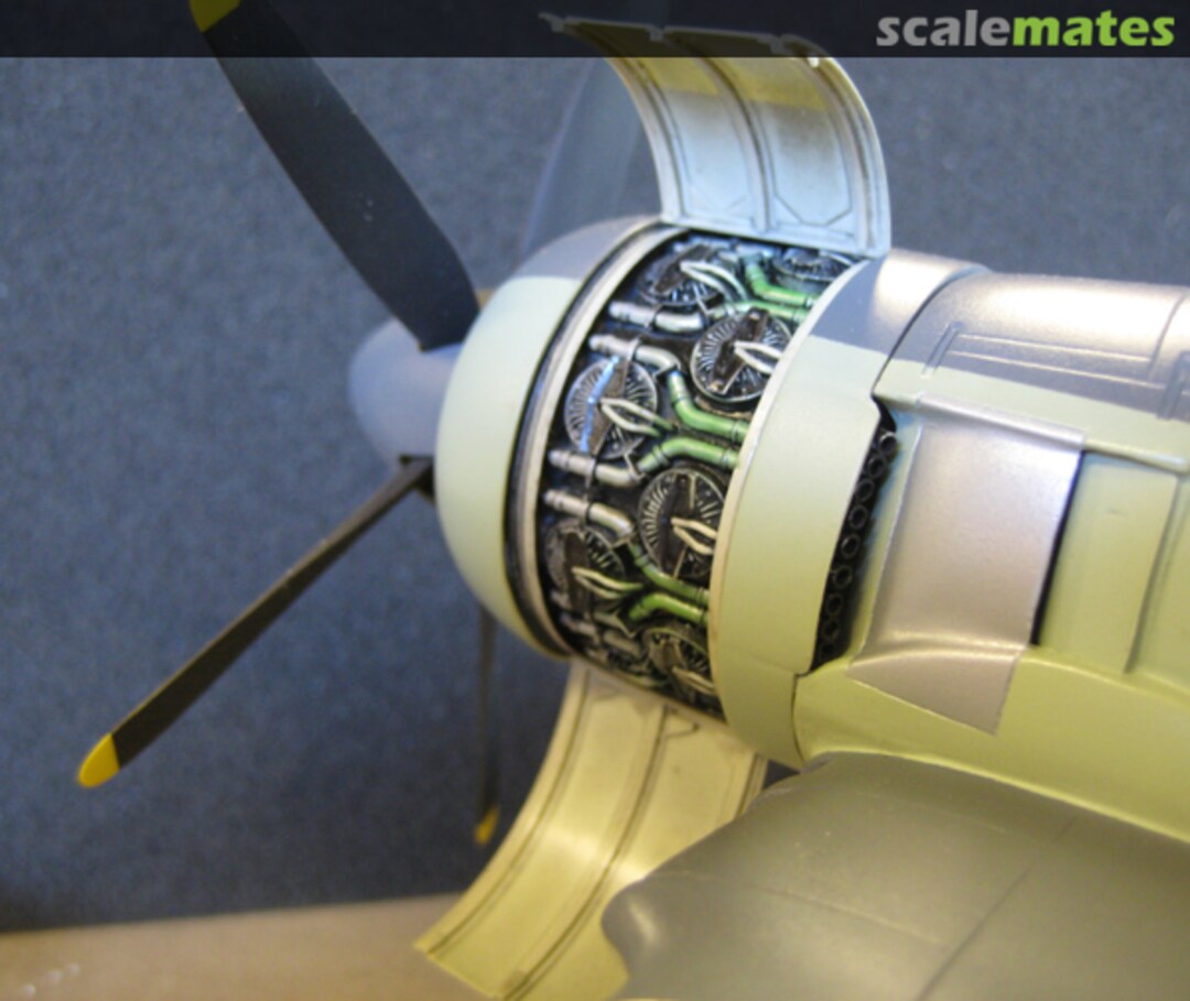 Boxart Hawker Sea Fury Cowl & Engine Set AHC 7 Fisher Model & Pattern Boxart Hawker Sea Fury Cowl & Engine Set AHC 7 Fisher Model & Pattern