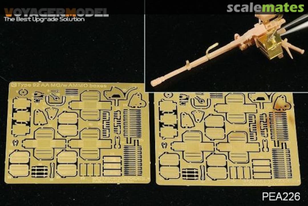 Boxart Type 92 AA MG w Ammo Boxes PEA226 Voyager Model Boxart Type 92 AA MG w Ammo Boxes PEA226 Voyager Model