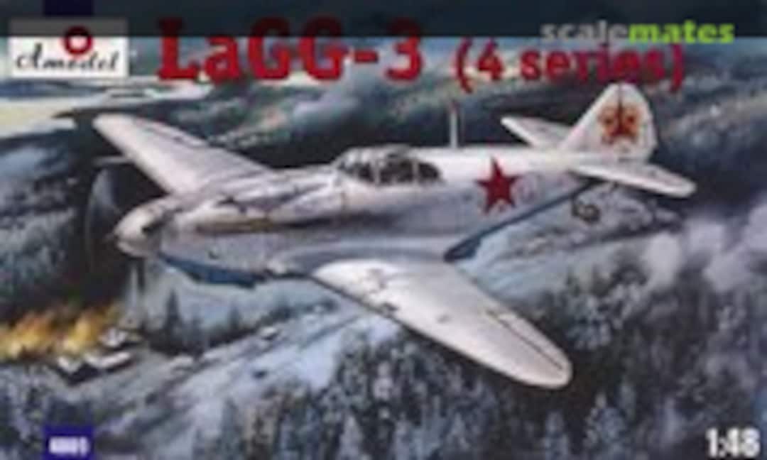1:48 LaGG-3 (4 series) Soviet fighter (Amodel 4809) 4809