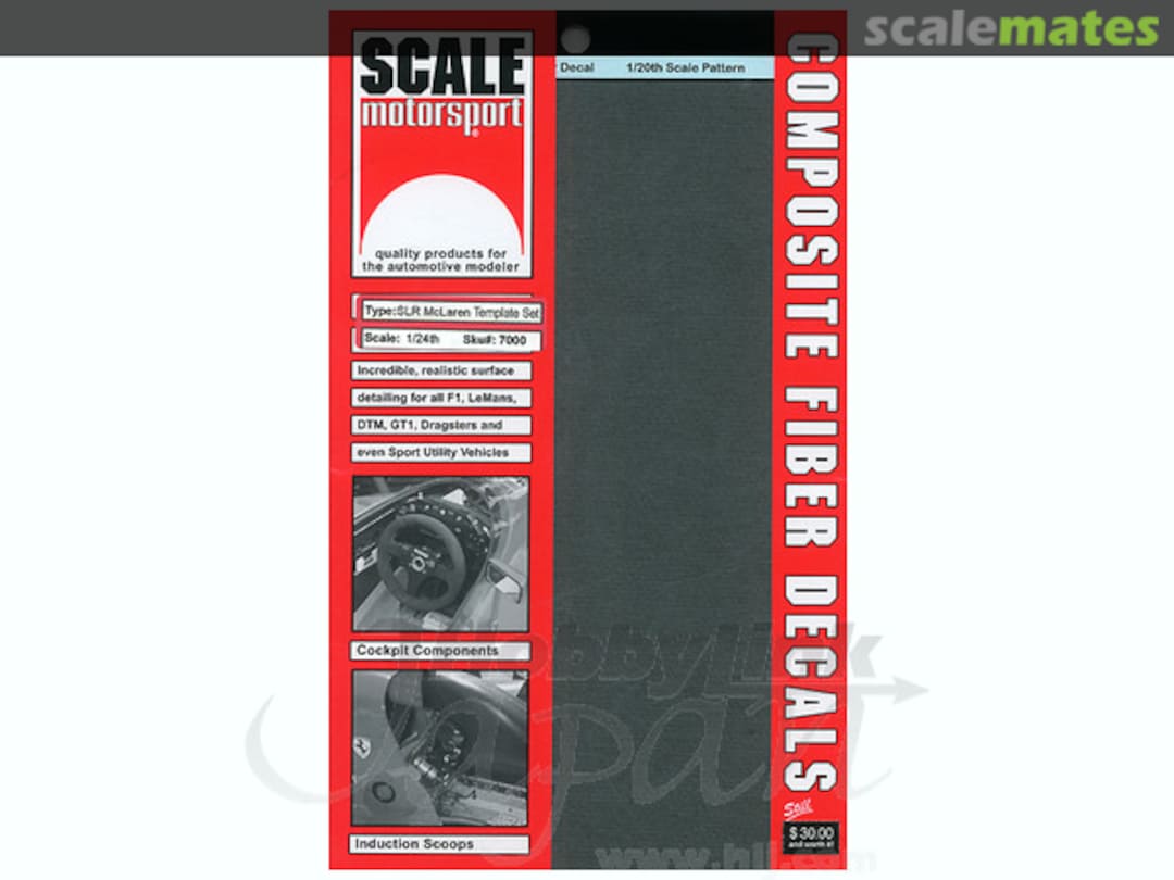 Boxart Mercedes SLR McLaren - Composite Fiber Template Set 7000 Scale Motorsport Boxart Mercedes SLR McLaren - Composite Fiber Template Set 7000 Scale Motorsport