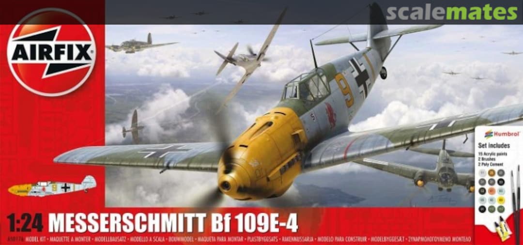 Boxart Messerschmitt Bf 109E-4 A50176 Airfix Boxart Messerschmitt Bf 109E-4 A50176 Airfix