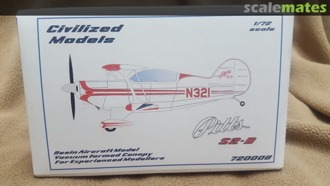 Boxart Pitts S2-B 720008 Civilized Models Boxart Pitts S2-B 720008 Civilized Models
