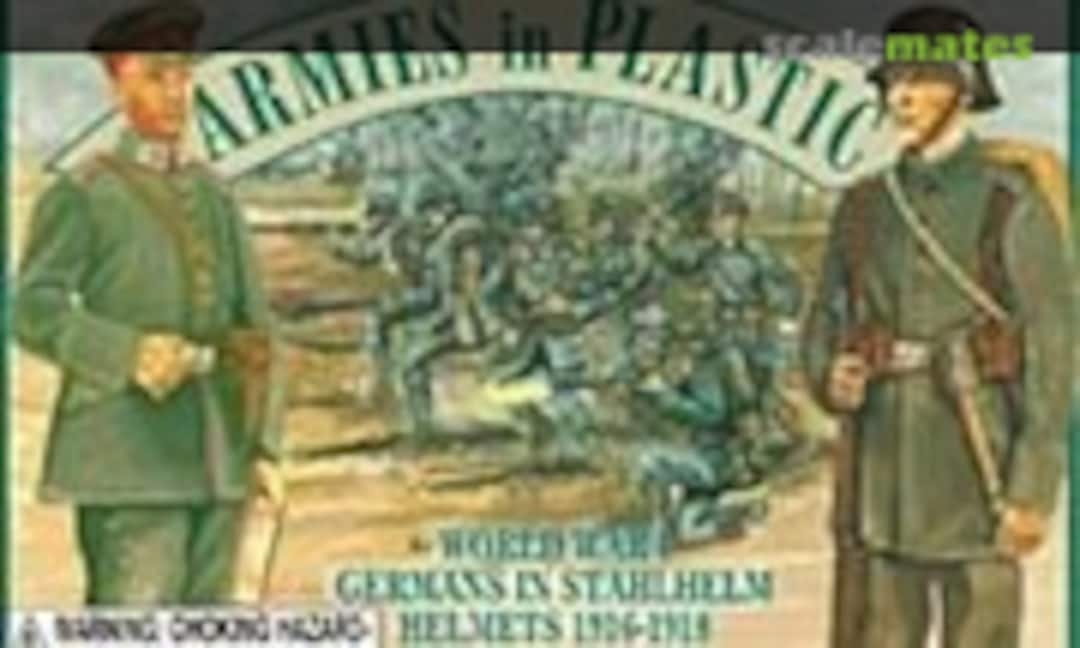 1:32 World War I Germans in Stahlhelm Helmets (Armies in Plastic 5402) 5402