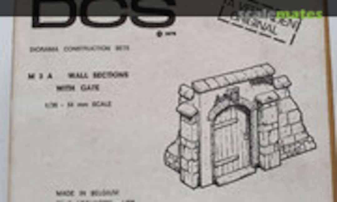 1:35 Wall sections with gate (Verlinden Productions M3A) M3A