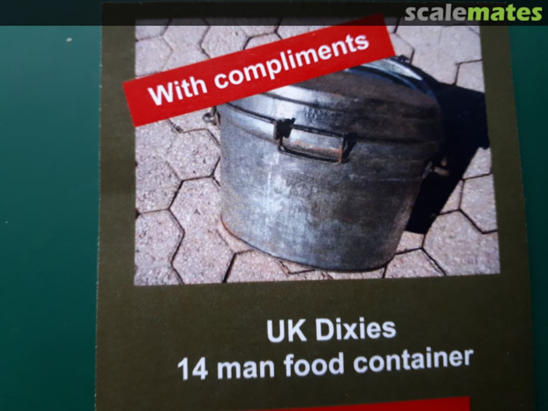 Boxart UK Dixies and 14 man food container Resicast Boxart UK Dixies and 14 man food container Resicast