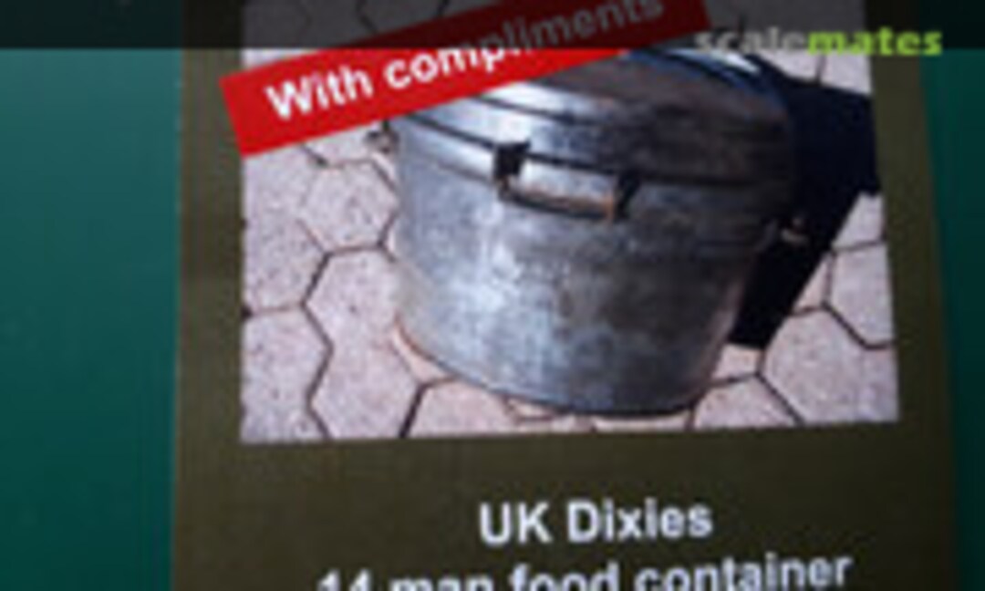 1:35 UK Dixies and 14 man food container (Resicast )