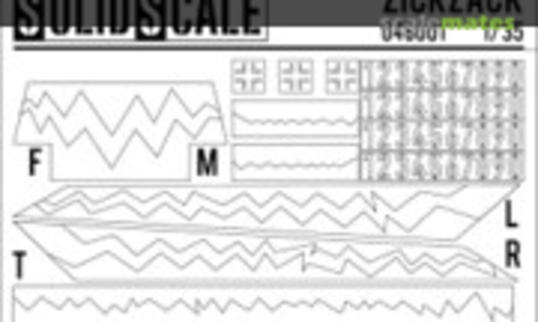 1:35 1946 ZICKZACK mask (Solid Scale 046001) 046001