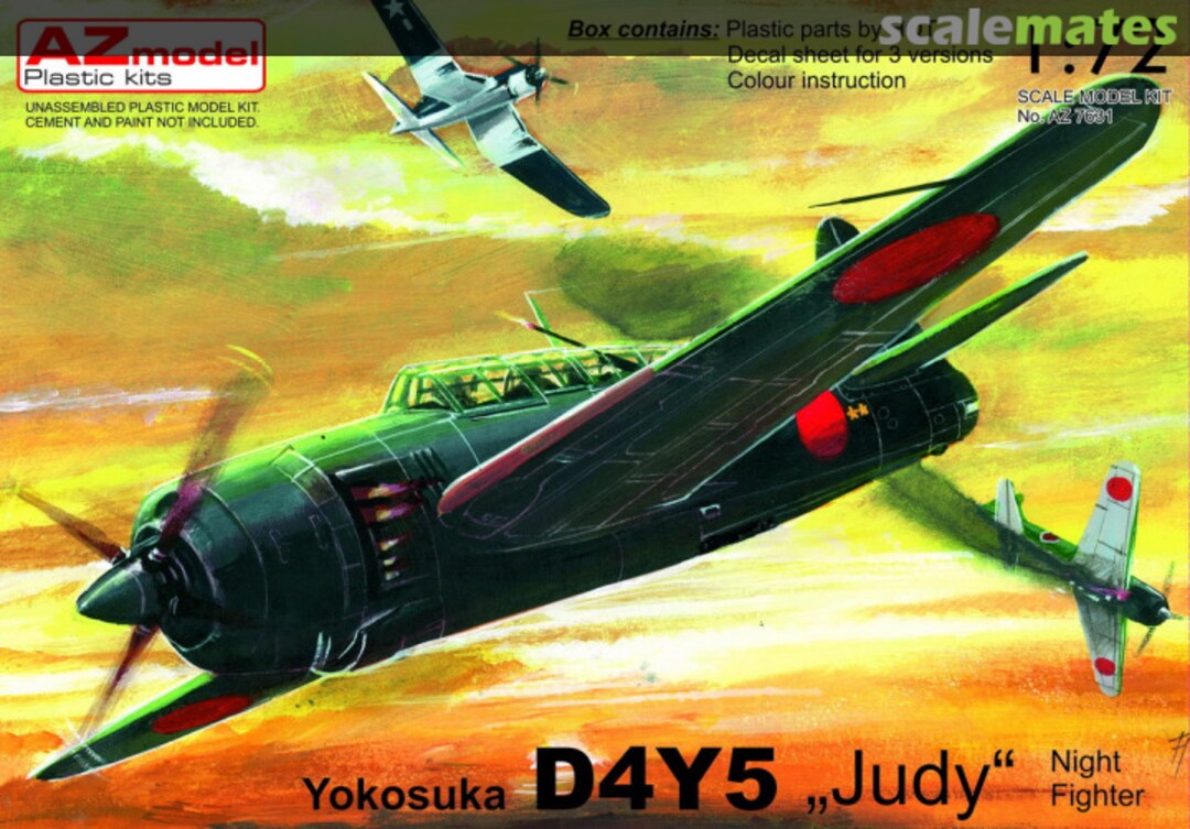 Boxart Yokosuka D4Y5 Judy 'Night Fighter' AZ7631 AZmodel Boxart Yokosuka D4Y5 Judy 'Night Fighter' AZ7631 AZmodel