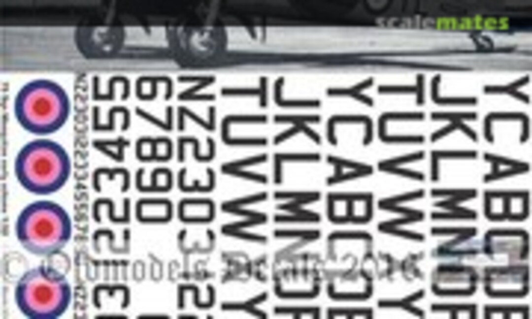 1:32 RNZAF Mosquitos early scheme (Oldmodels Decals OMD1018) OMD1018