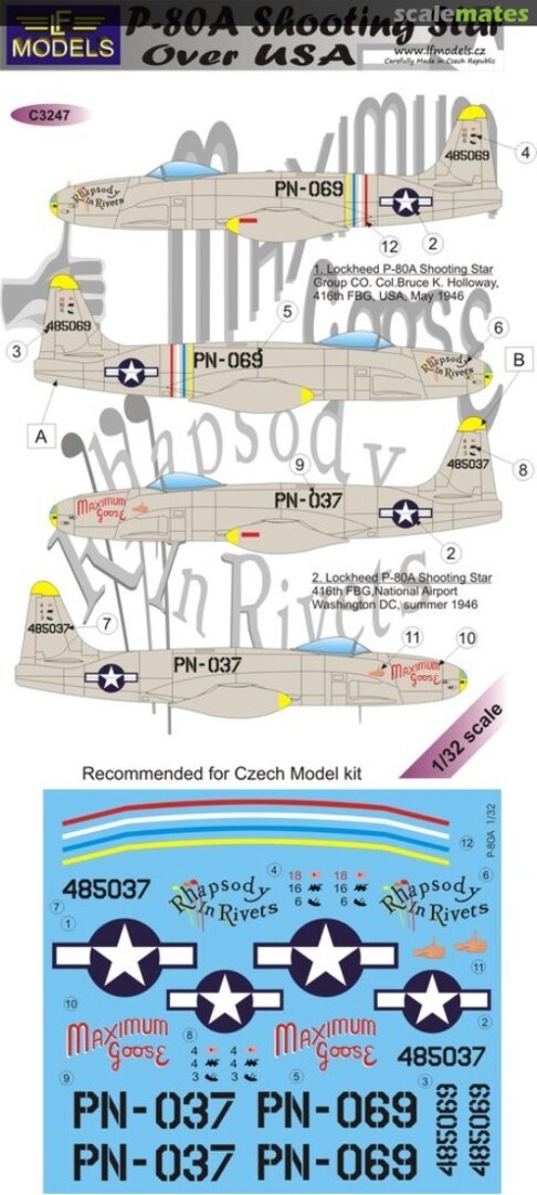 Boxart P-80A Shooting Star C3247 LF Models Boxart P-80A Shooting Star C3247 LF Models