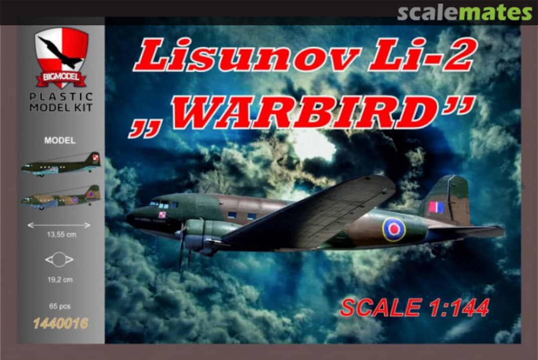 Boxart Lisunov Li-2 1440016 BIGMODEL Boxart Lisunov Li-2 1440016 BIGMODEL