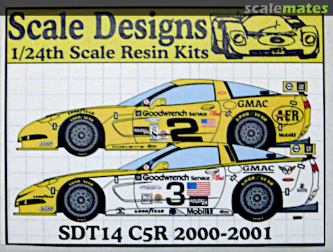 Boxart Corvette C5-R SDT14 Scale Designs Boxart Corvette C5-R SDT14 Scale Designs