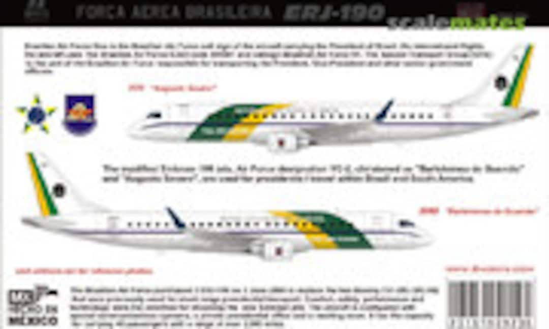 1:144 Forca Aerea Brasileira Embraer ERJ-190 (8aDecs 7909-236) 7909-236